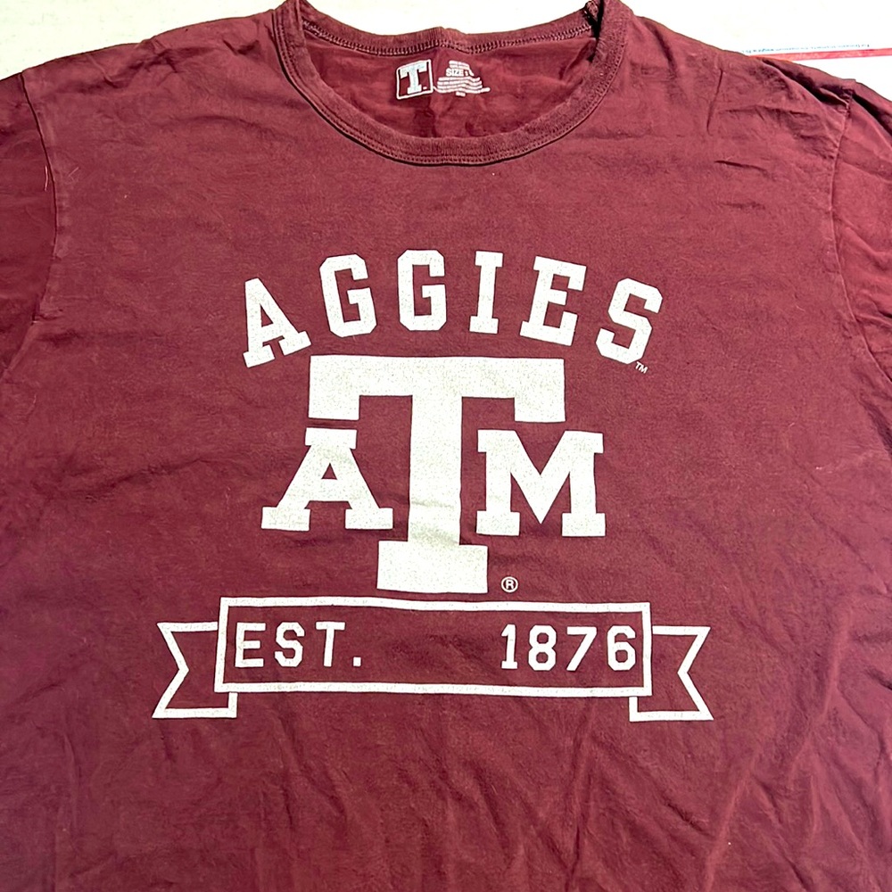 Aggies Tee. Men L